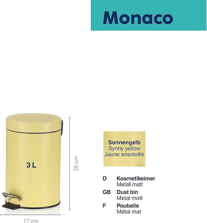 Produktbild Kela Kosmetikeimer Monaco (3 l)