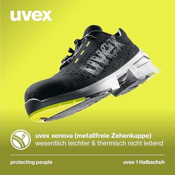 Image du produit Uvex Safety low shoe 8543/8 S1 size 38 PU sole W11 (S1, 38)