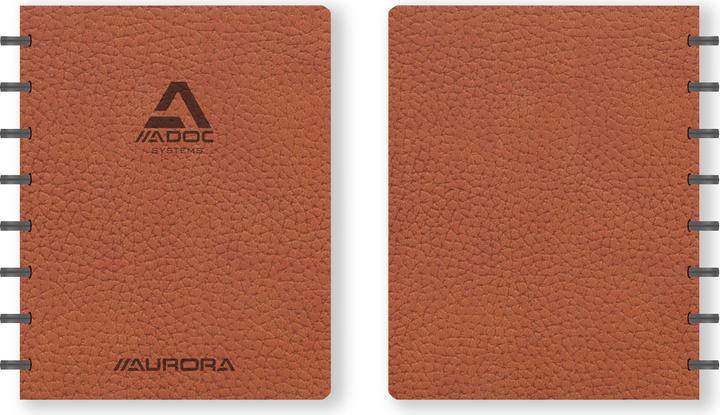 Actual product image Adoc Ring binder (A5, Checked, Soft cover)