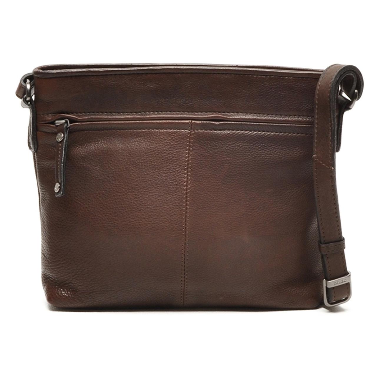 Berba, Vrouwen, Handtas, Crossbody Schoudertas Lucca Chocolate, Bruin