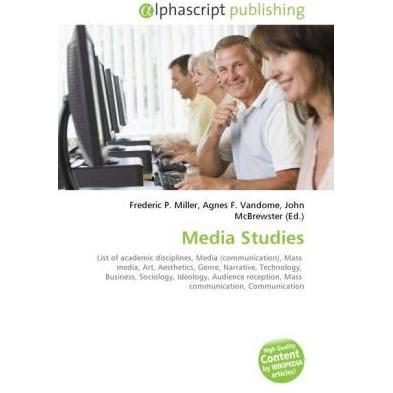Media Studies, Fachbücher von Agnes F. Vandome, Frederic P. Miller, John McBrewster