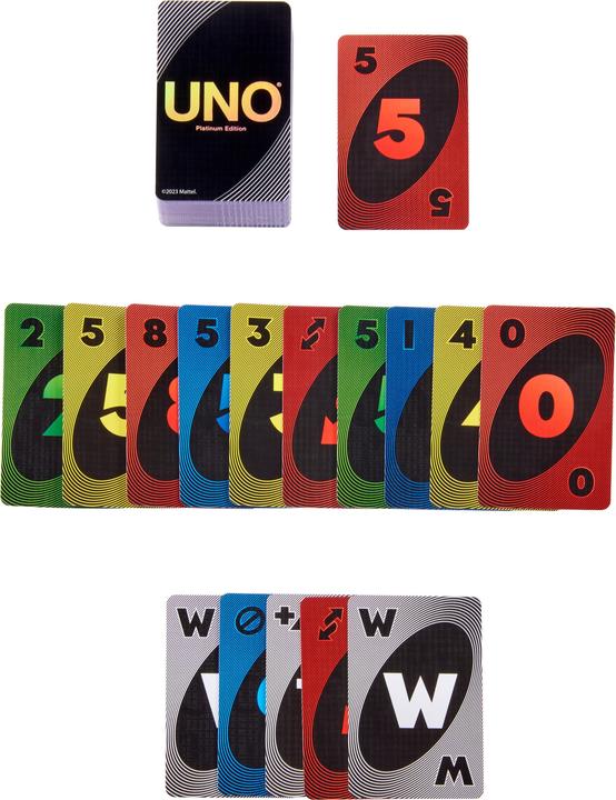 Produktbild Mattel Games UNO Platin Edition