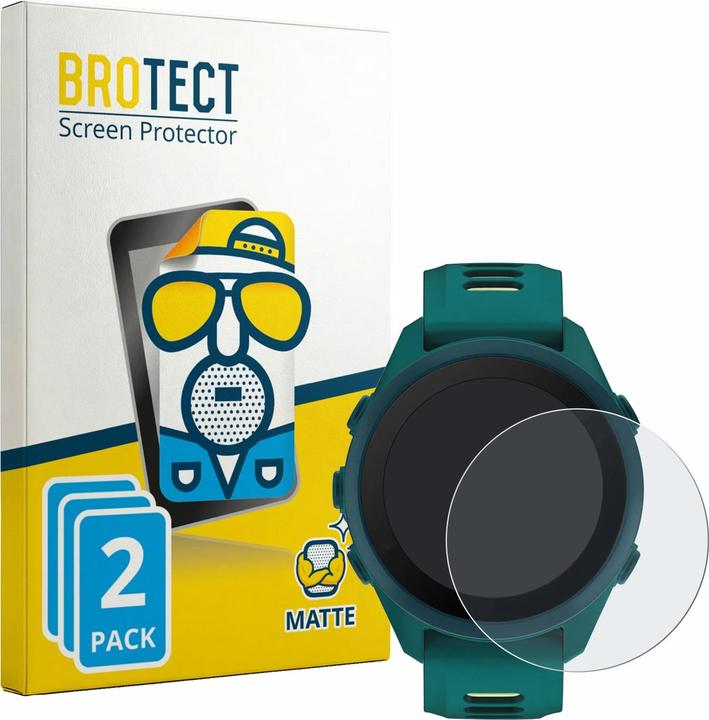 Produktbild BROTECT Entspiegelungsfolie für Garmin Forerunner 170 Music Displayschutz Displayschutzfolie Folie Matt