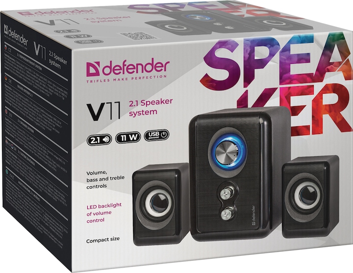 Actual product image Defender V11 Computer Speakers (65111)