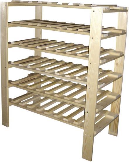 DIY-Wood Weinregal (48 Fl.)