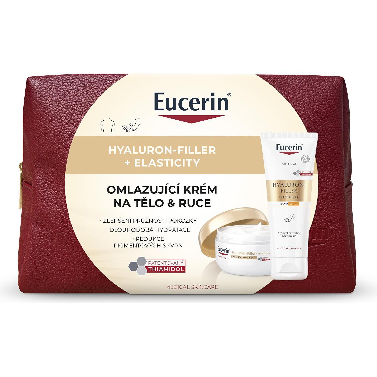 Eucerin, Set regalo bellezza, Hyaluron-Filler + Elasticity Körperpflege-Geschenkset (Set per la cura del corpo)