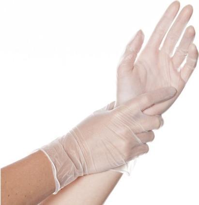 Hygonorm unisex disposable gloves IDEAL LIGHT white size L 100 pcs. (L)