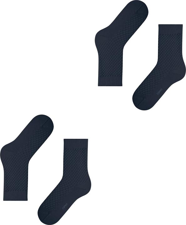 Immagine prodotto Esprit Diamond Knit 2-Pack Damen (Confezione da 2, 39 - 42)