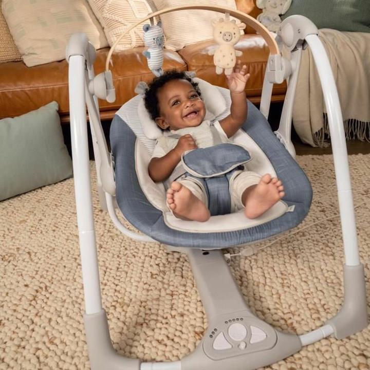 Actual product image Ingenuity Swing 'n Go Babyschaukel & Babywippe mit Spielbogen