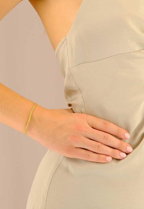 Image du produit Muau Tresse (19 cm, Or jaune 750/18K)