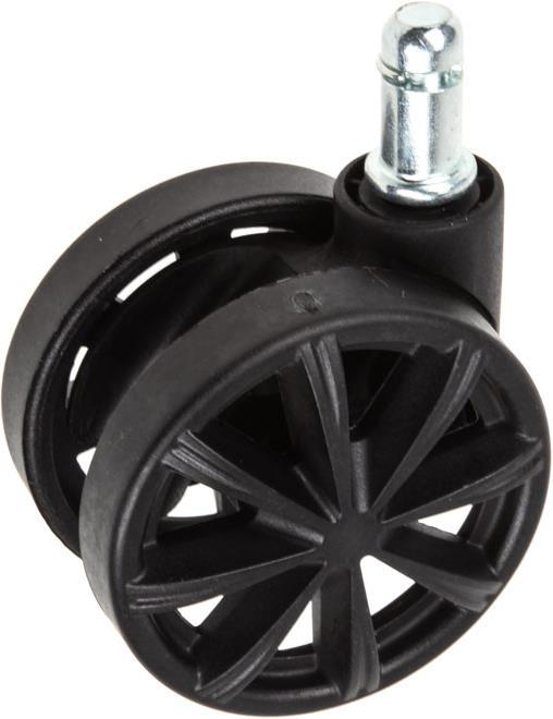 Actual product image Akracing Set of 5 replacement castors - black