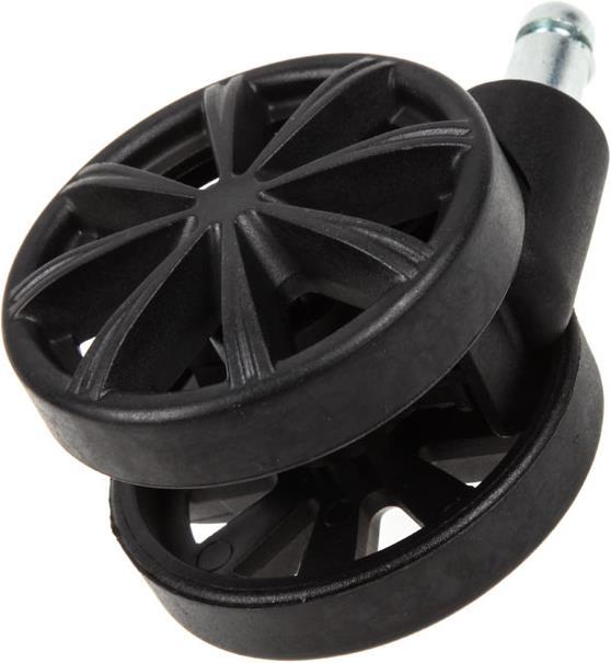 Actual product image Akracing Set of 5 replacement castors - black