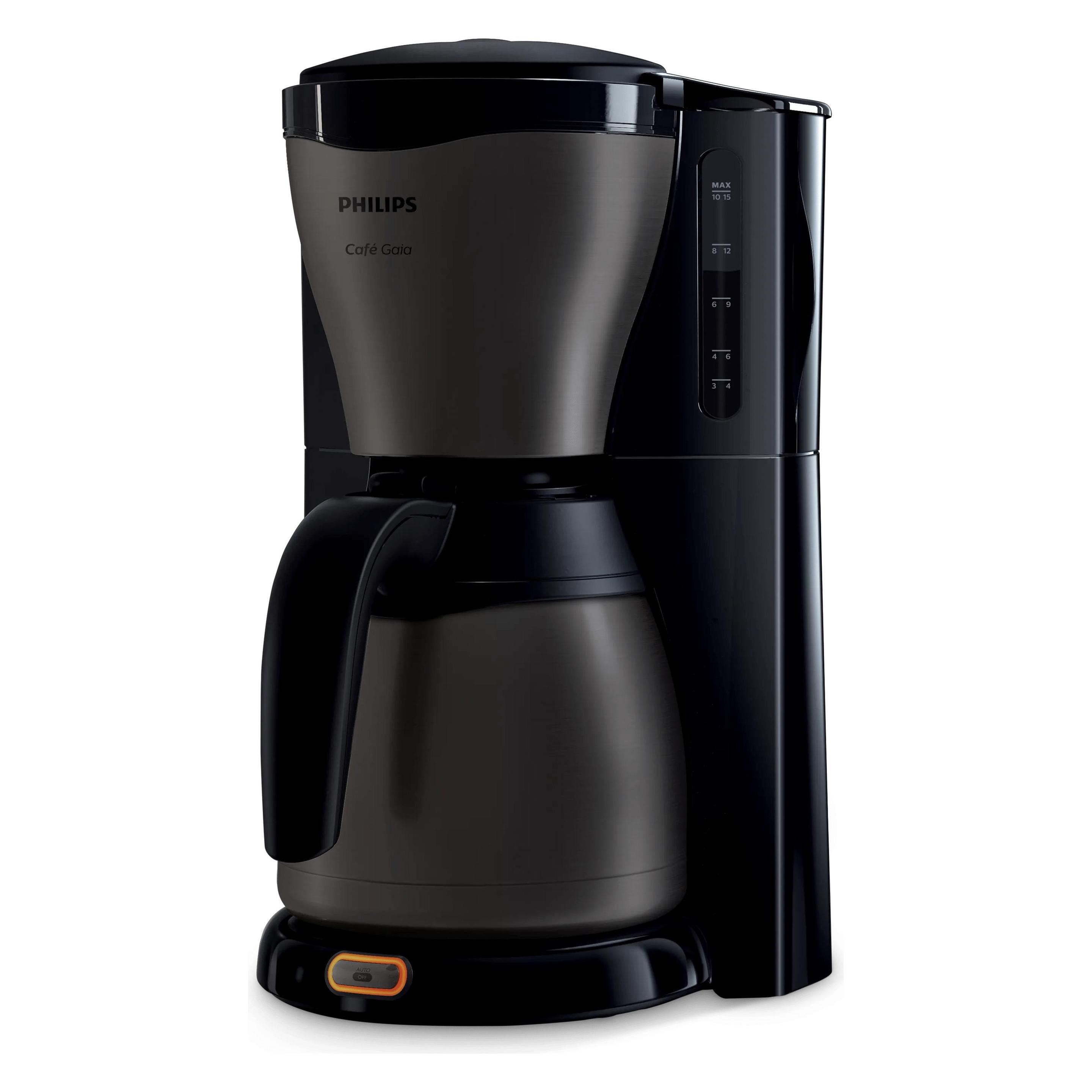 Philips Café Gaia HD7547/80, Cafetières à filtre, Noir