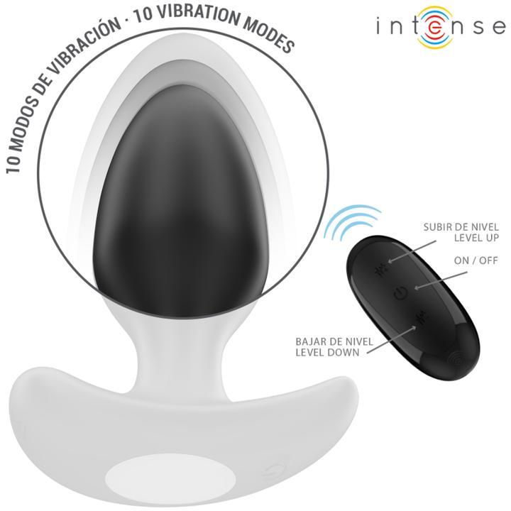 Immagine prodotto Intense Joey Plug Anale 10 Vibrazioni Nero Telecomando