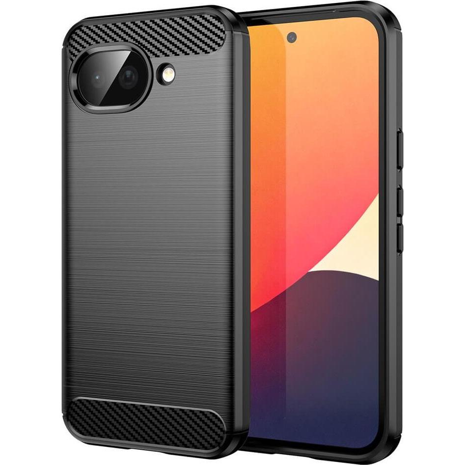 Cover-Discount Google Pixel 10a - Metall Carbon Look Hülle (Google Pixel 10a), Cover smartphone, Nero