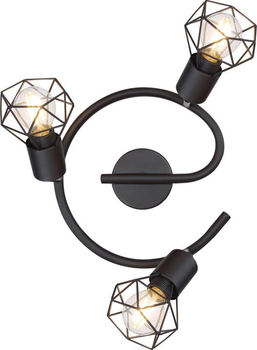 Actual product image Globo Spotlight Xara I black 3xE14 (E14)