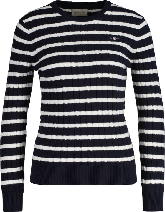 Immagine prodotto GANT Stretch Cotton Cable Stripe C-Neck (S)