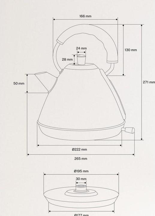 Actual product image Create Kettle Retro (1.70 l)