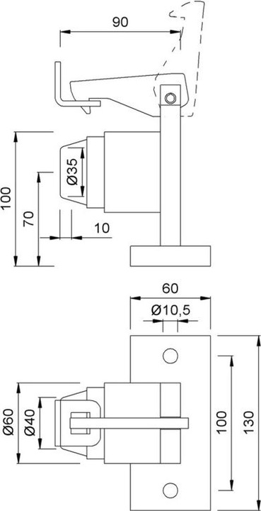 Actual product image Kws T+AMMAvA-rfeststeller 1121, schwarz matt (1 Piece)