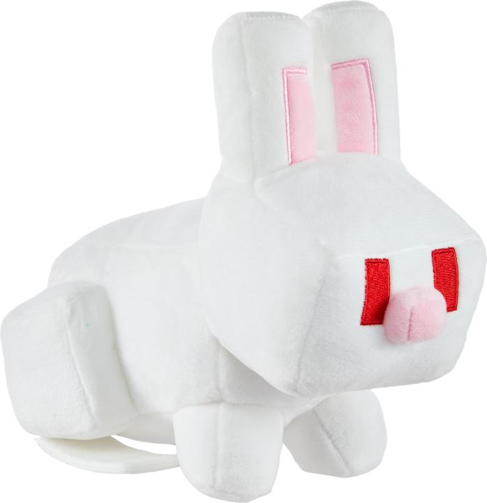 Actual product image Mattel Minecraft 8-Inch Basic Plush White Rabbit
