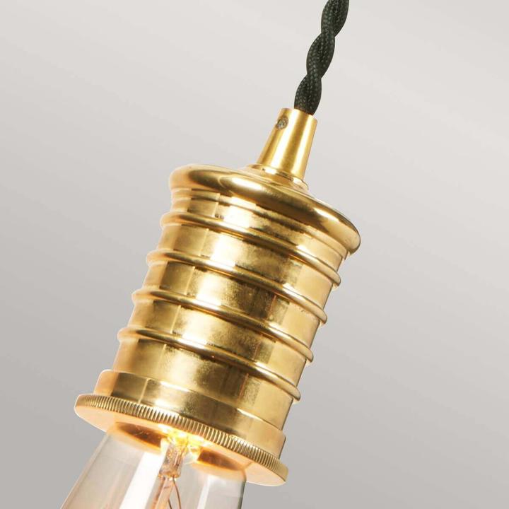 Produktbild Elstead Lighting Douille Wandleuchte E27 Schwarz-Messing poliert (E27)