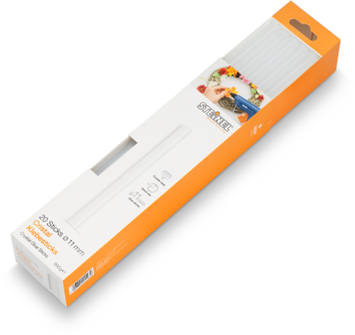Actual product image Steinel Glue Sticks Cristal