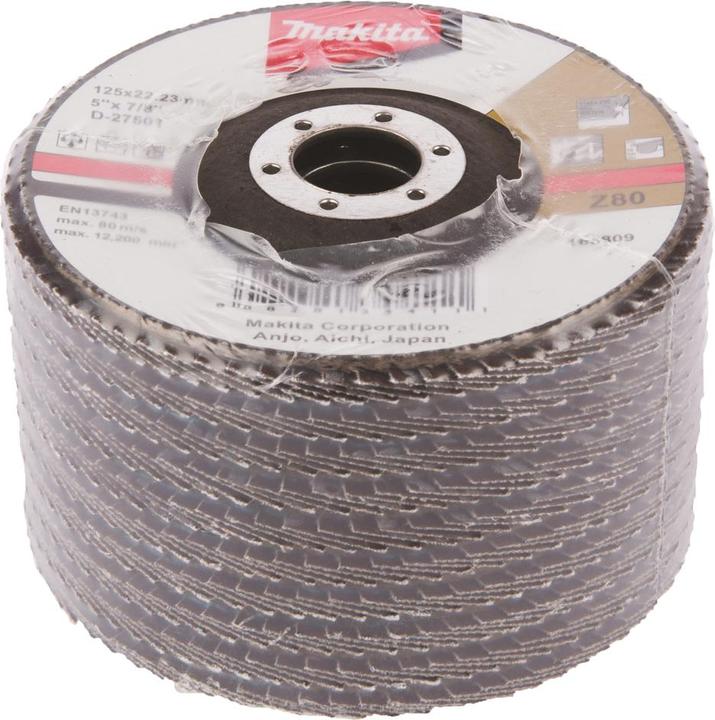 Actual product image Makita Flap disc 125mm Z80 (80)