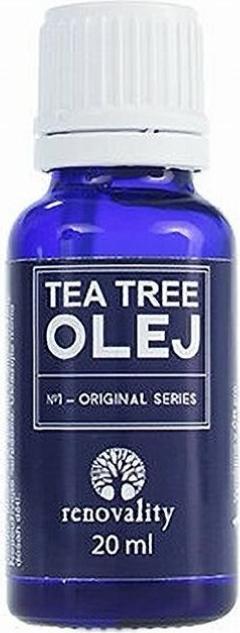 Actual product image Renovality Original Series Tea Tree Oil 20 ml with dropper (Body oil, 20 ml)