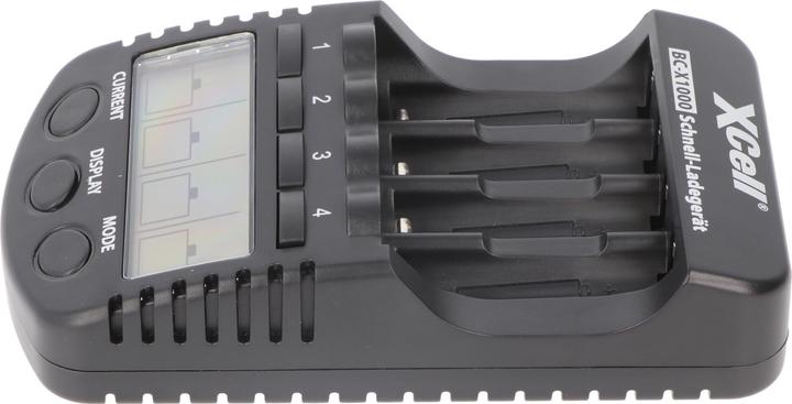 Immagine prodotto XCell Caricatore rapido BC-X1000 LCD digitale (2 pz., AAA, AA, Caricabatterie senza batteria)