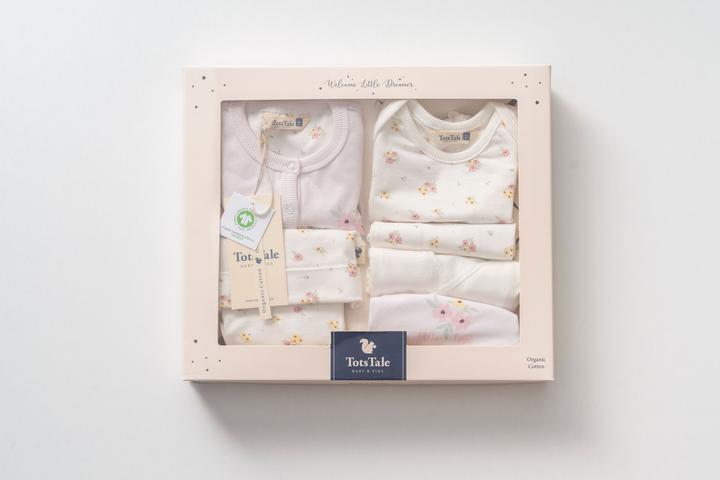 Image du produit TotsTale Premium 8-tlg. Newborn Starter-Set – Babykleidung aus Bio-Baumwolle – Geschenk zur Geburt (50, 56, 62, 68)