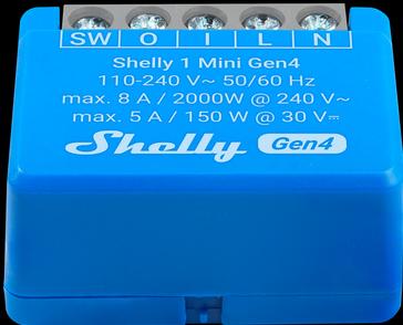 Produktbild Shelly 1 Mini Gen4 (Schaltaktor)
