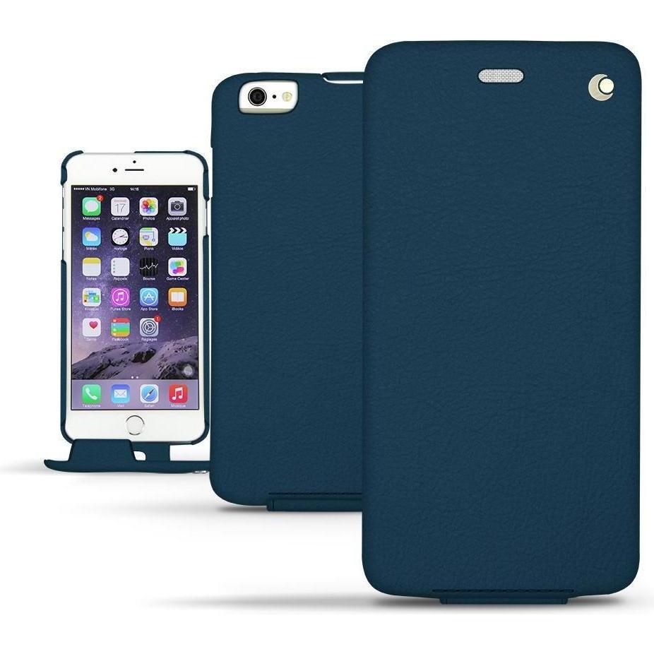 Noreve Lederschutzhülle vertikal (Apple iPhone 6s Plus), Smartphone Hülle, Blau
