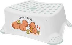 keeeper kids Tritthocker tomek cute capybara, weiss Tragkraft: 80 kg, Oberfläche und Füsse gummiert