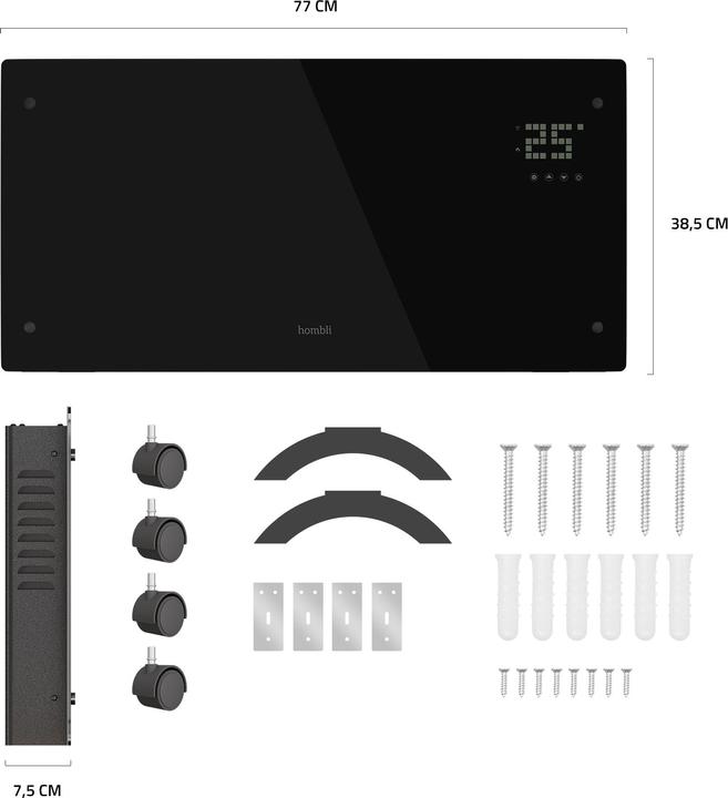 Image du produit Hombli Chauffe-verre à convection 2000W (2000 W)