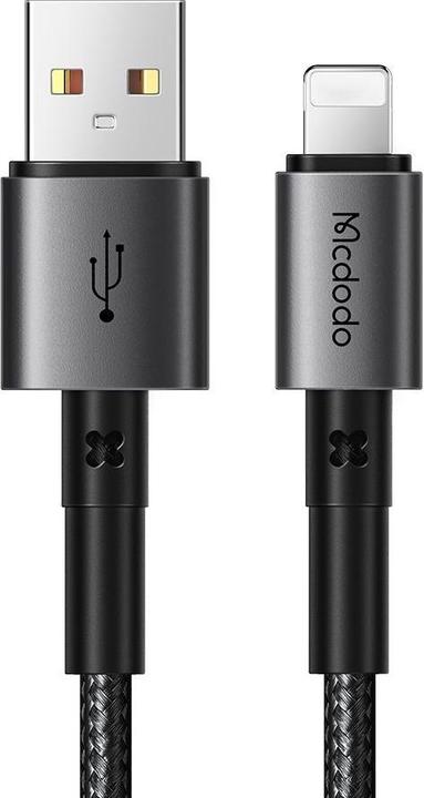 Image du produit Mcdodo Câble USB-A vers Lightning CA-3580, 1,2m (noir) (1.20 m, USB 2.0)