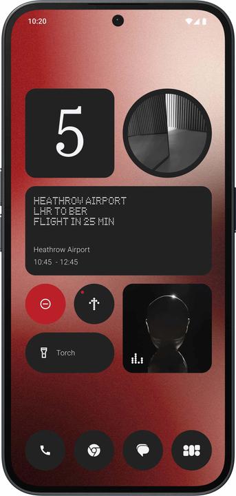 Actual product image Nothing Phone (2a) (256 GB, Black, 6.70", Dual SIM, 5G)