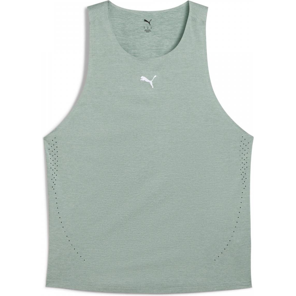 Puma, Herren, Sportshirt, M Run Cloudspun Tank​ (L), Weiss, L