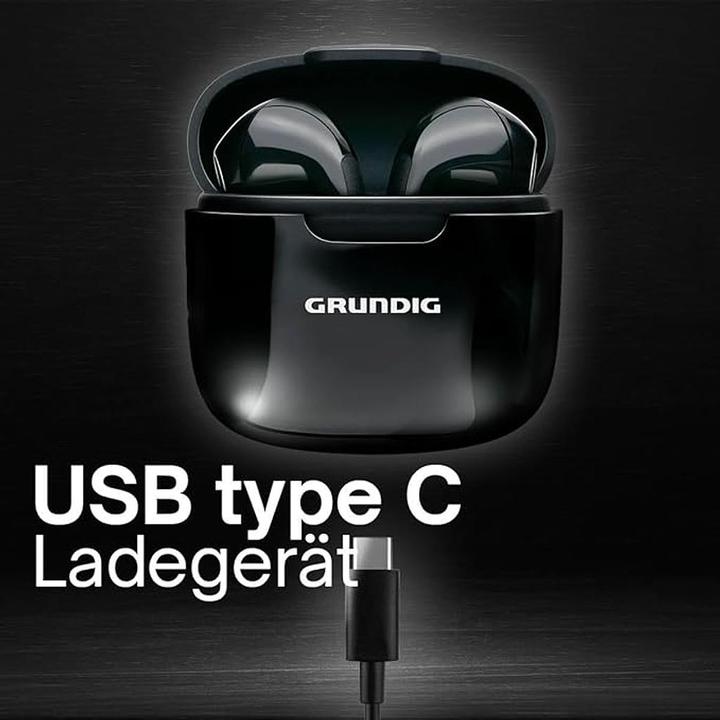 Actual product image Grundig Earbuds TWS 200mAh (NC, 3 h, Cable, Wireless)