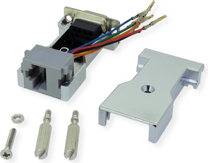 Actual product image Roline RS232 to RJ45 adapter (0.05 m)