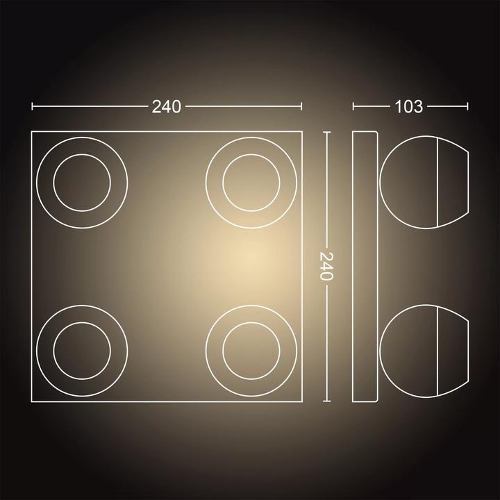 Produktbild Philips Hue Buckram Basic BT (1400 lm, GU10)