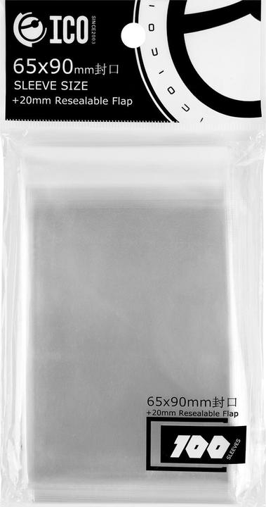 Produktbild JTI 100x transparente Kunststoffhüllen für Spielkarten