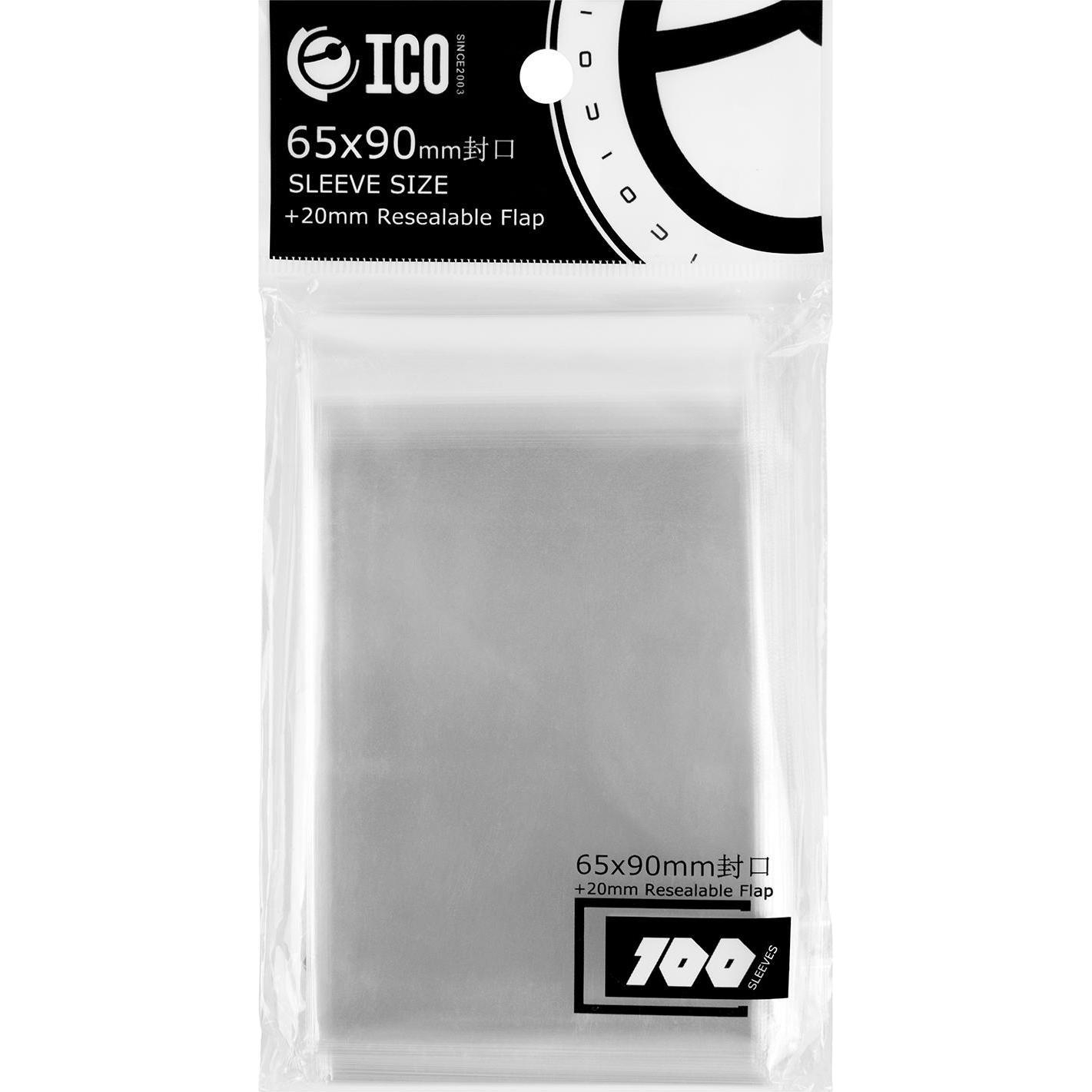 JTI 100x transparente Kunststoffhüllen für Spielkarten