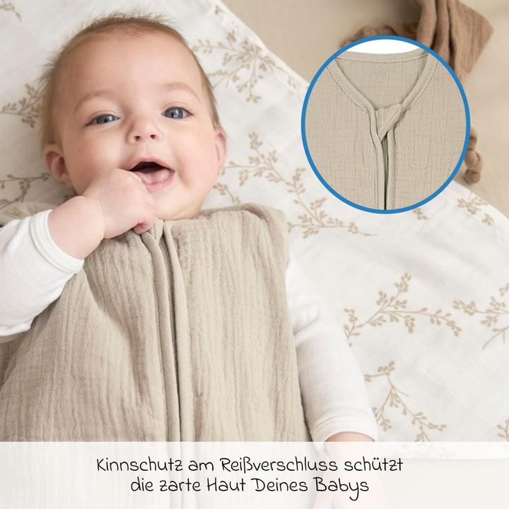 Produktbild Meyco Schlafsack winter - pre-washed musselin (110 cm)