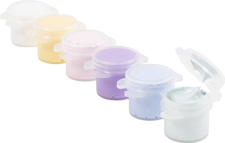 Produktbild Creativ Company Acrylfarbe Hobbyfarbe Plus Color 6 x 5 ml, Pastellfarben (5 ml)