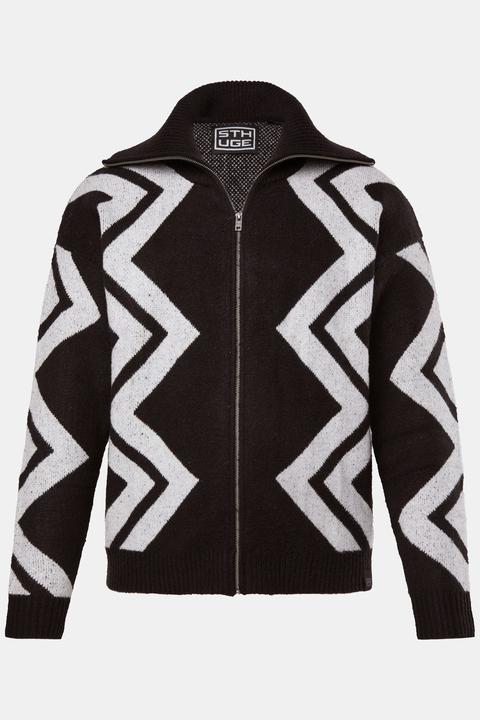 Produktbild Sthuge Strickjacke, Zackenmuster, bis 7 XL (L)
