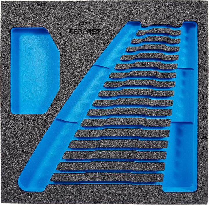 Actual product image Gedore EI-1500 CT2-7 L Check Tool Module empty