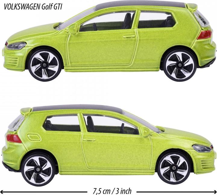 Actual product image Majorette Premium Cars VW Golf GTI, green