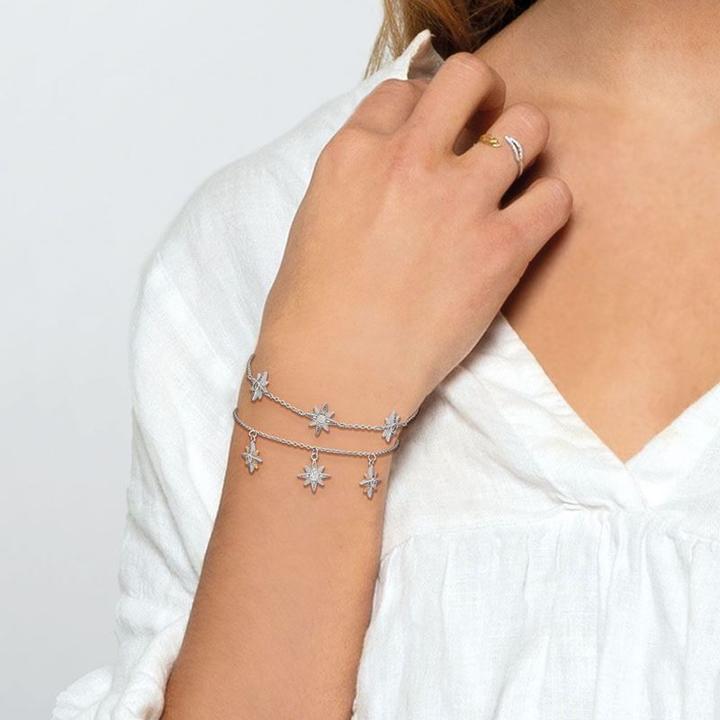 Immagine prodotto Engelsrufer Bracciale New Star (20 cm, Argento 925, Pietra colorata)