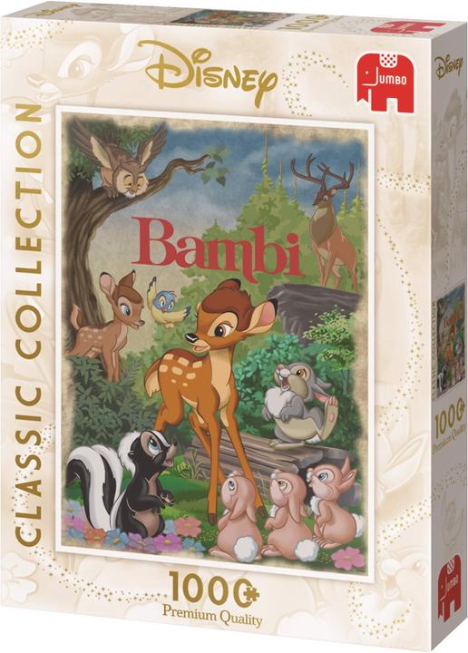 Image du produit Jumbo Disney Bambi Movie Poster 1000 pcs jeu de puzzle 1000 pièce(s) (1000 pièces)
