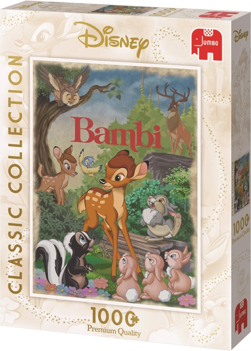 Jumbo Disney Bambi Movie Poster 1000 pcs jeu de puzzle 1000 pièce(s) (1000 pièces)
